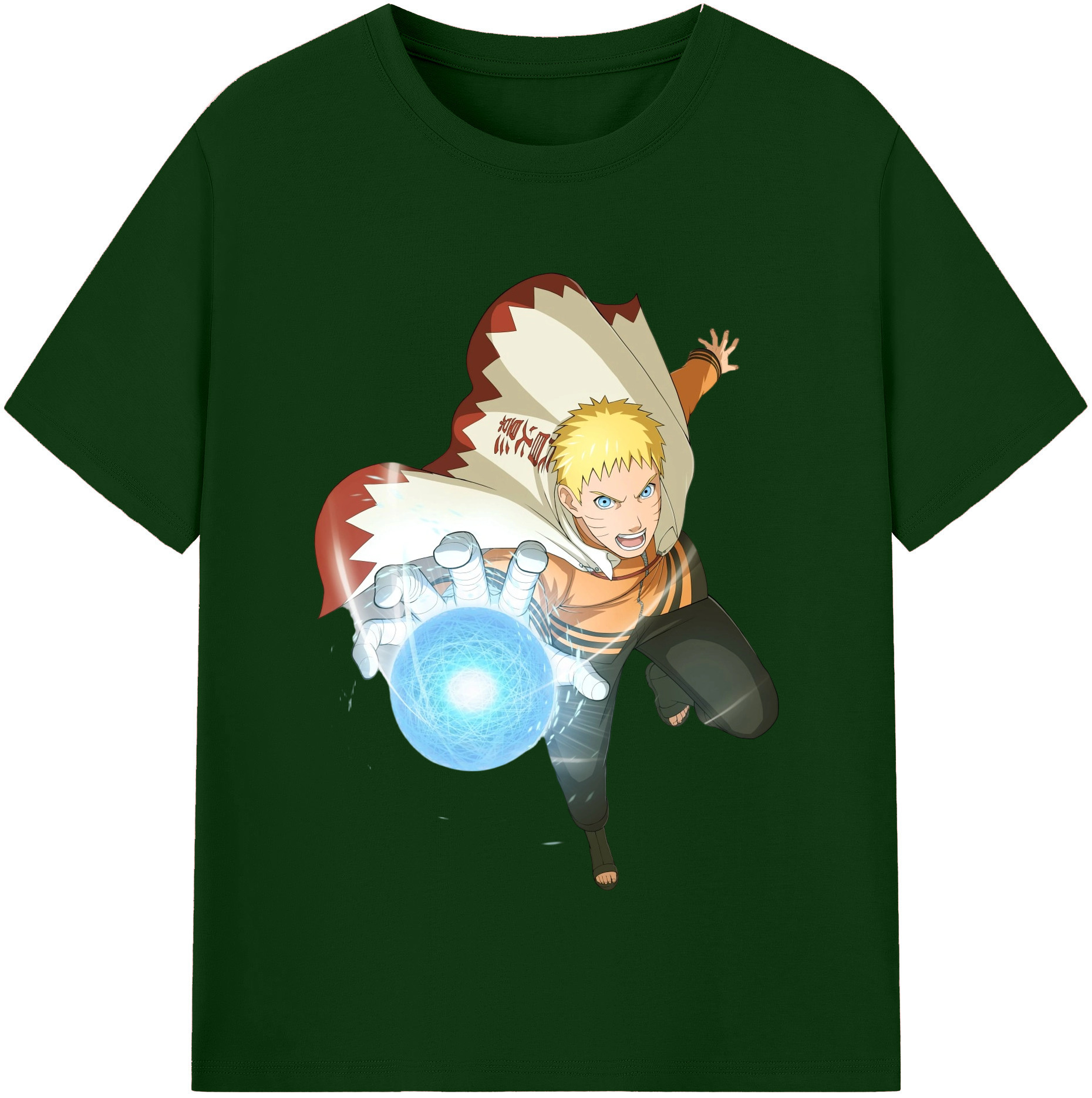 （画像用） NARUTO -ナルト- うずまき ナルト Uzumaki Naruto 綿100％半袖Tシャツ（フロントプリント）